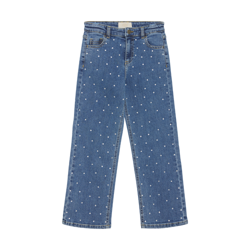 Creamie Kid Girl Jeans Denim Rhinestones 4y-14y 823164-7770