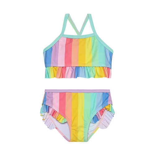 Color Kids Kid Girl Bikini W. Frills, Aop 2y-16y 720339-4024