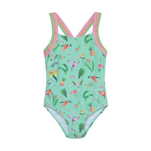 Color Kids Kid Girl Swimsuit W Elastic Straps, Aop 2y-16y 720340-8714