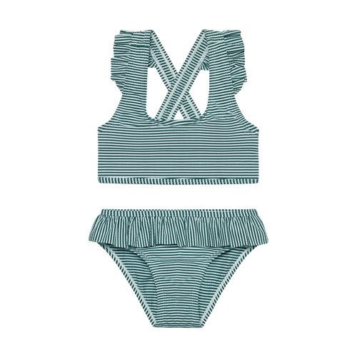 Color Kids Kid Girl Bikini W. Skirt, Seersucker 2y-16y 720347-9917