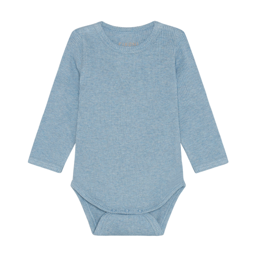 Fixoni Infant/kid Boy/girl/neutral Body Ls Melange Rib P-24m 423100-7020