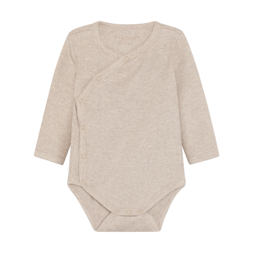 Fixoni Infant/kid Boy/girl/neutral Wrap Body Ls Melange Rib P-9m 423101-1301