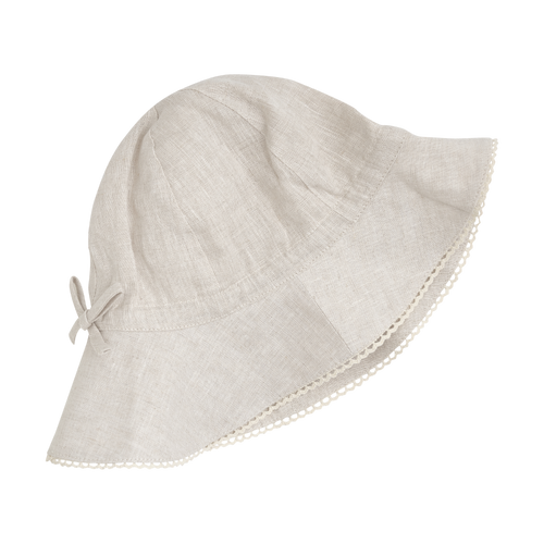 Huttelihut  Girl Summer Hat Linen  6/12m-6/8y 460467-1015