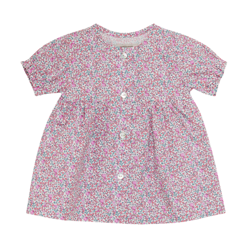 Huttelihut Infant Girl Dress Ss In Liberty Fabric 1m-24m 480861-5039