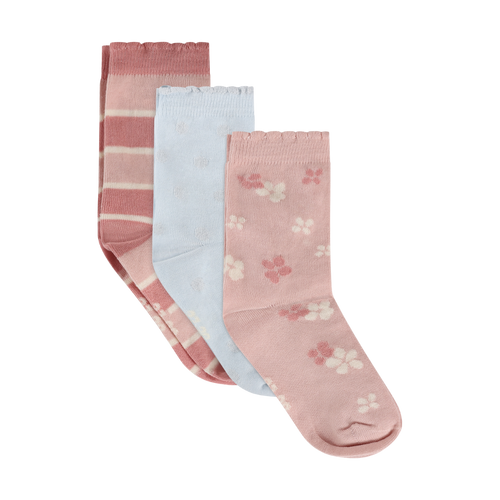 Minymo Infant/kid Girl 3-pack Socks 23/26-35/38 124331-5003