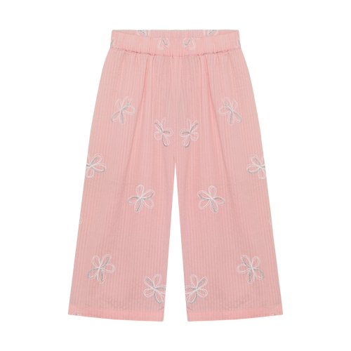 Minymo Infant/kid Girl Pants 3/4 Seersucker 18m-12y 124379-5029