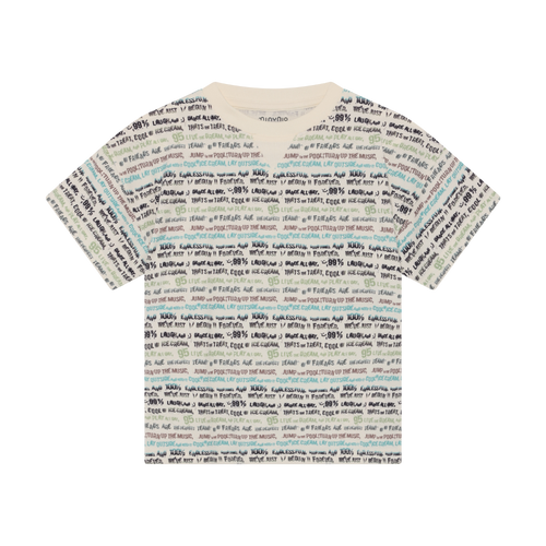 Minymo Infant/kid Boy T-shirt Ss Aop 18m-12y 134323-1271