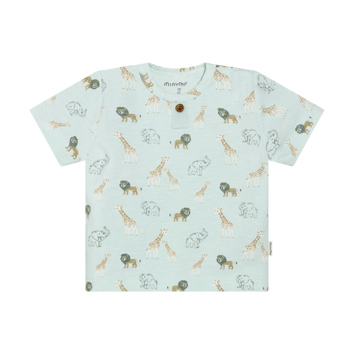 Minymo Infant/kid - T-shirt Ss Aop N-24m 114354-8303