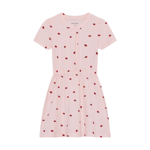 Minymo Kid Girl Dress Ss Aop 2y-8y 124382-5003