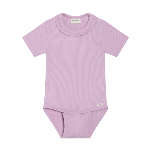 Minymo Infant/kid Girl Body Ss Rib N-24m 114345-6236