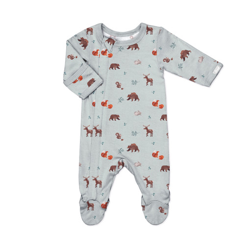 Coccoli Infant Boy/girl/neutral Modal Zipper Footie N-18m Pzm6102-330