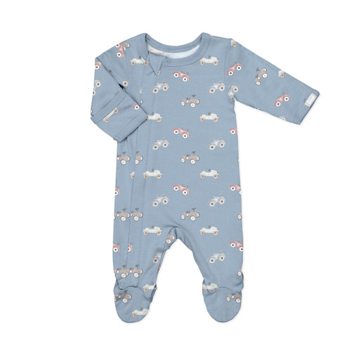 Coccoli Infant Boy Modal Zipper Footie N-18m Pzm6111-840