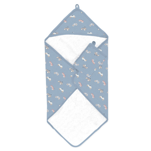 Coccoli Infant Boy Modal Hooded Towel Set One Size Wt6111-840