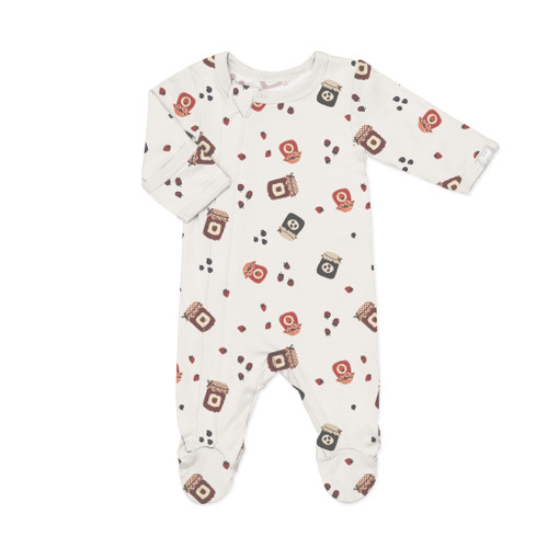 Coccoli Infant Girl Modal Zipper Footie N-18m Pzm6118-250