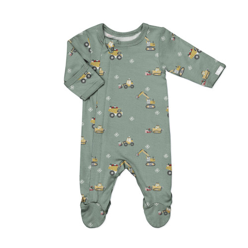 Coccoli Infant Boy Cotton-modal Zipper Footie N-18m Pzm6105-340