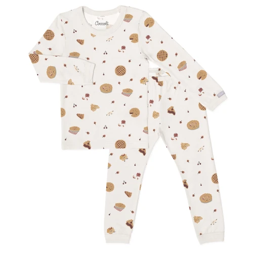 Coccoli Kid Boy/girl/neutral Ls Modal Pyjama 2y-12y Tlm6108-240