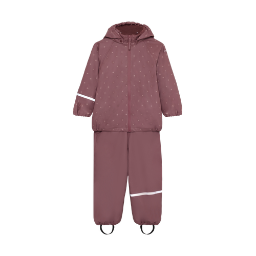 Celavi Infant/Kid Girl Rainwear Set - Aop, W. Fleece 6m-10y 310500-6940