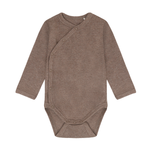 Fixoni Infant Boy Wrap Body Ls Melange Rib P-9m 423268-2780