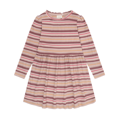 Minymo Infant/Kid Girl Dress Ls Y/d Rib 18m-12y 124403-5000