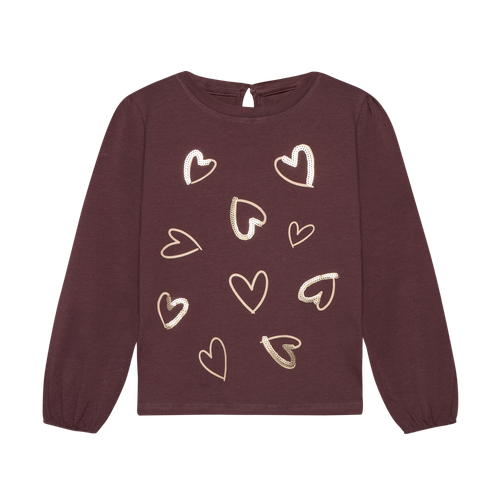 Minymo Kid Girl T-shirt Ls 3y-12y 124457-6599
