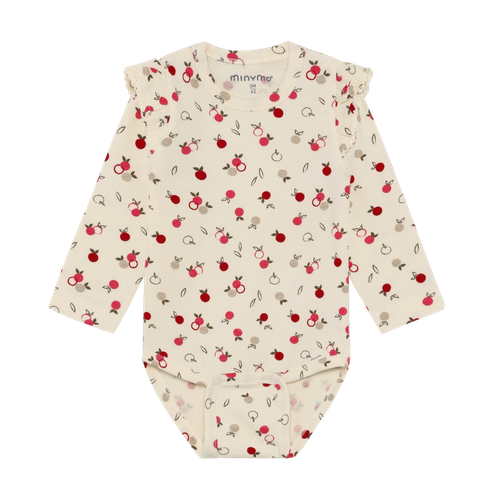 Minymo Infant - Body Ls Aop N-24m 114498-1026