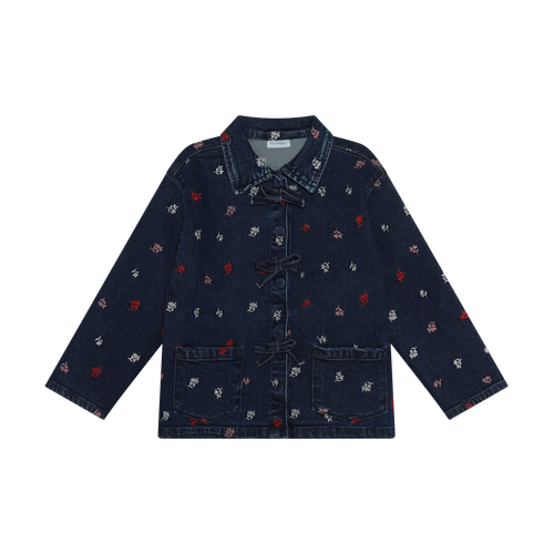Minymo Infant/Kid Girl Jacket Denim W. Emb. 18m-12y 124415-7023