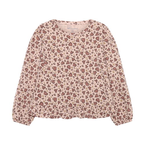 Minymo Infant/Kid Girl T-shirt Ls Aop 18m-12y 124407-5000