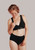 Carriwell Crossover Sleeping Nursing Bra S-XL Black