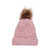 Color Kids Infant Girl Hat w. detachable fake fur,, 52-56, 740798-5906