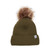 Color Kids Kid Neutral Hat w. detachable fake fur, 52-56, 740799-9526