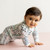 Coccoli Infant Girl Cotton-Modal Zipper Footie PZM5644-624, Sizes N-18m