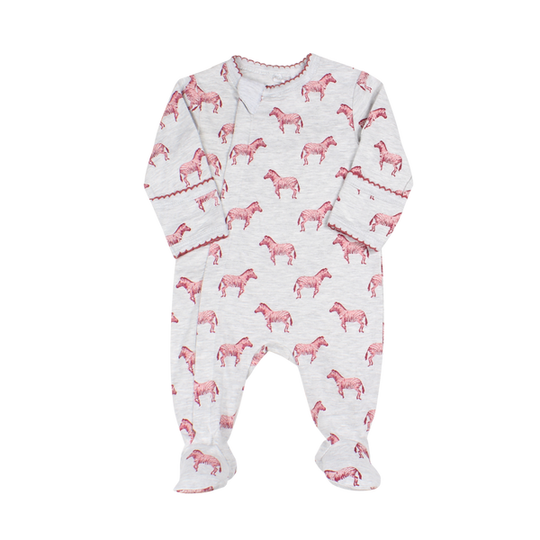 Coccoli Infant Girl Zipper Footie  PZM5052-371