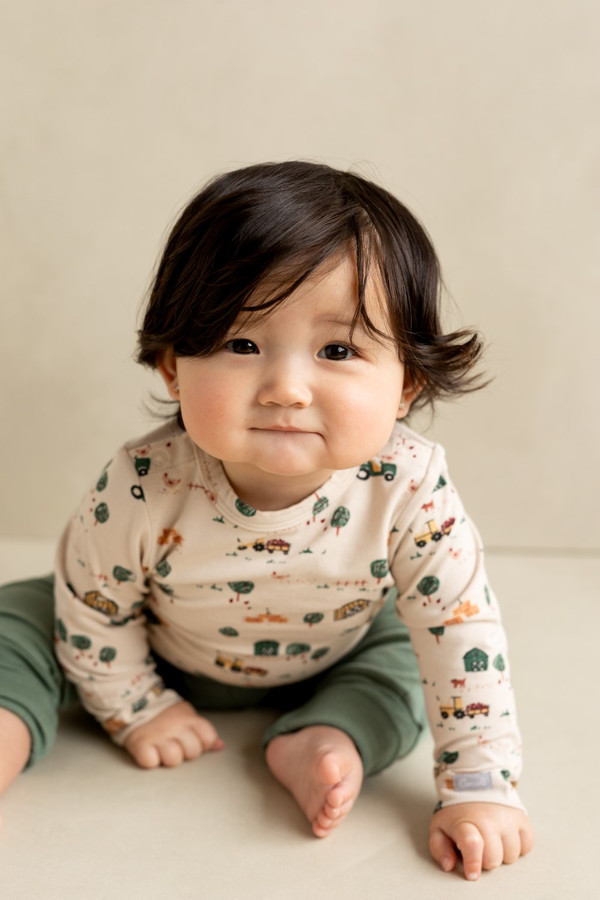 Coccoli Infant Boy/girl/neutral Cotton-modal Romper 1m-24m CM5732-204