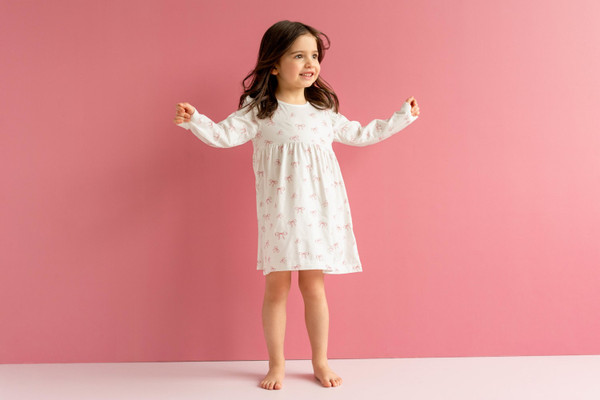 Coccoli Infant/kid Girl Cotton-modal Dress 12m-6y 45923-201