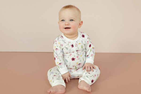 Coccoli Infant Girl Modal Unionsuit 1m-24m Um5921-206