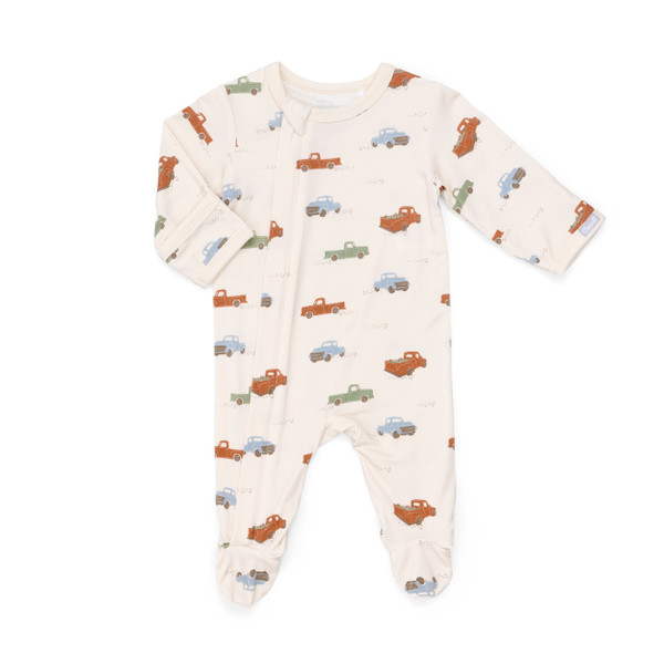 Coccoli Infant/kid Boy Modal Zipper Footie N-18m Pzm6031-232