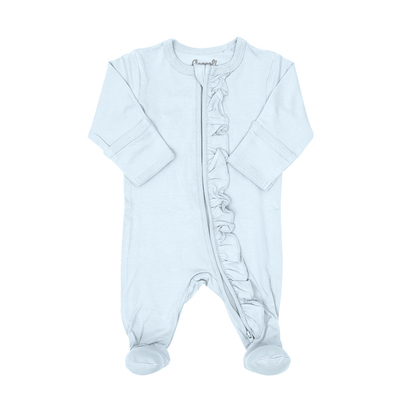 Coccoli Infant Girl Modal Zipper Footie N-9m PM5687-82