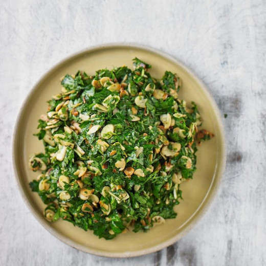 Toasted Almond, Rocket & Parsley Salad