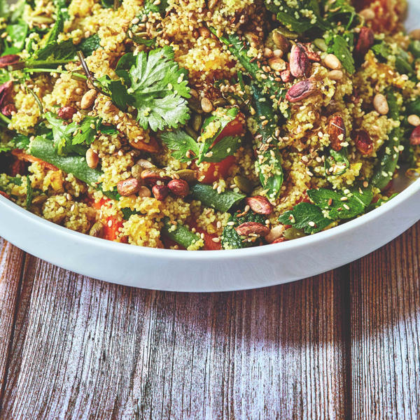 Barley Couscous Salad