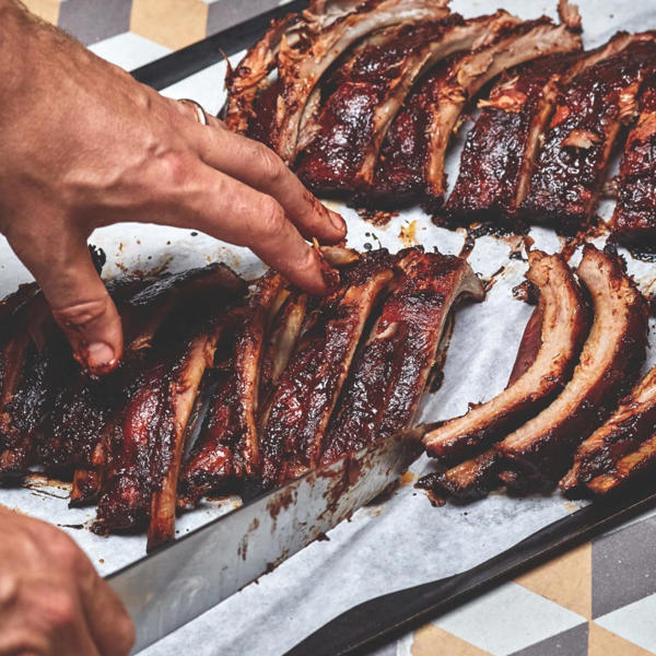 BBQ Style Baby Back Pork Ribs with Tomato Ketchup