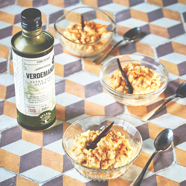 Citrus Rice Pudding with Verdemanda Olive Oil