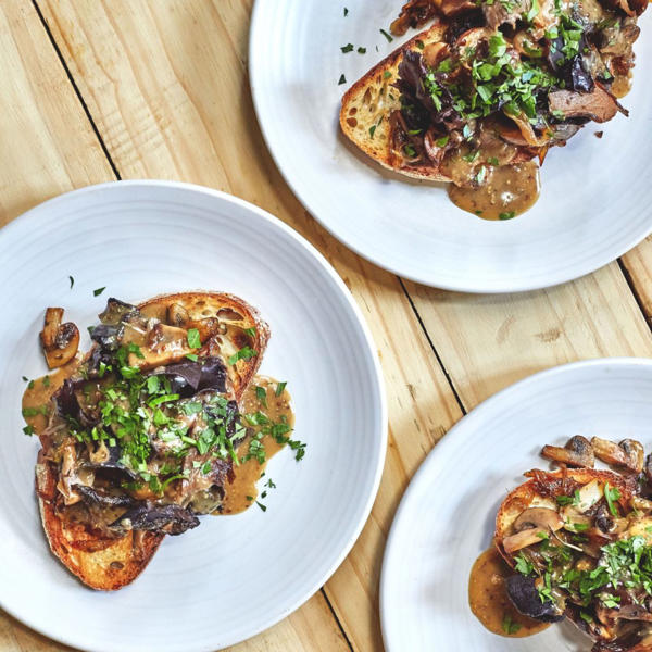 Forest Mushrooms on toast