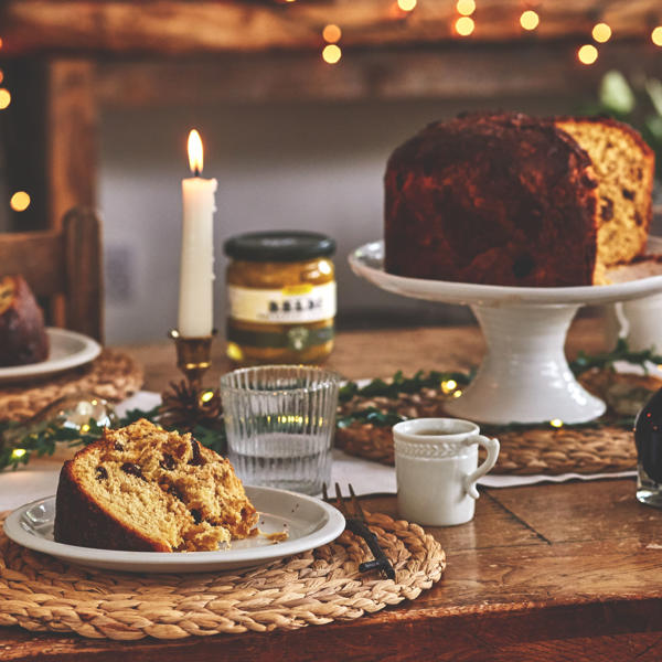 Panettone with Beldi Preserved Lemons and 1.34 Balsamic Vinegar of Modena