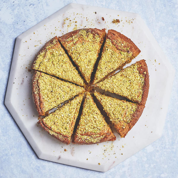 Pistachio and Extra Virgin Olive Oil Cake