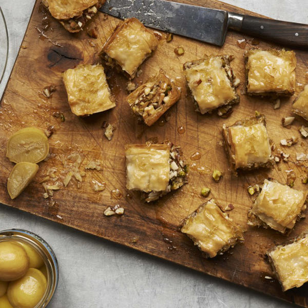 Preserved Lemon Infused Baklava