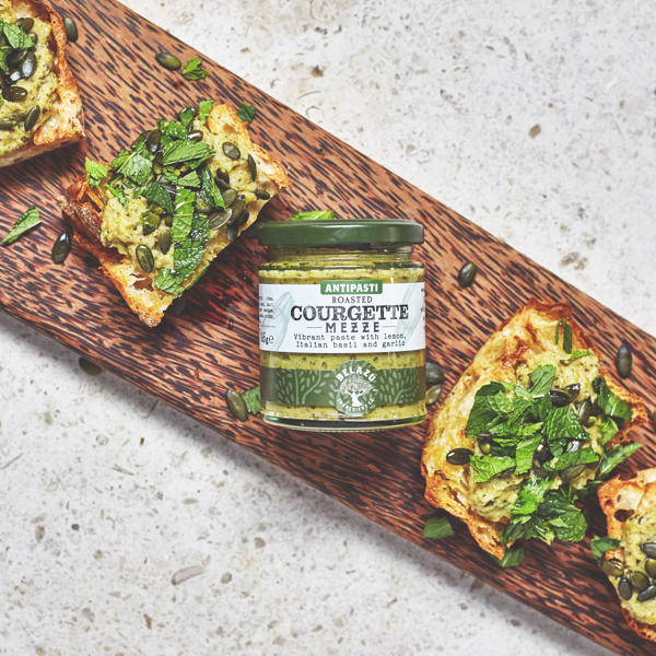 Roasted Courgette Mezze Bruschetta