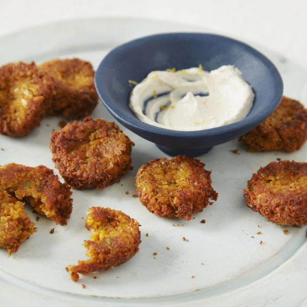 Tomato and Smoked Paprika Falafel with Tahini Yoghurt