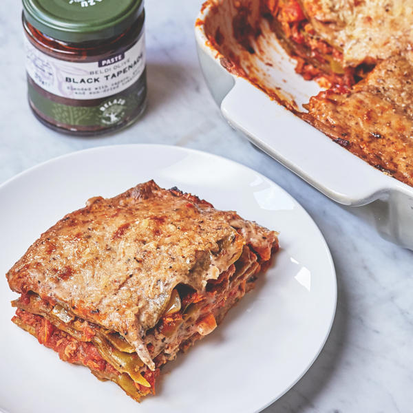 Tuna and Black Olive Lasagna - Belazu Ingredient Company