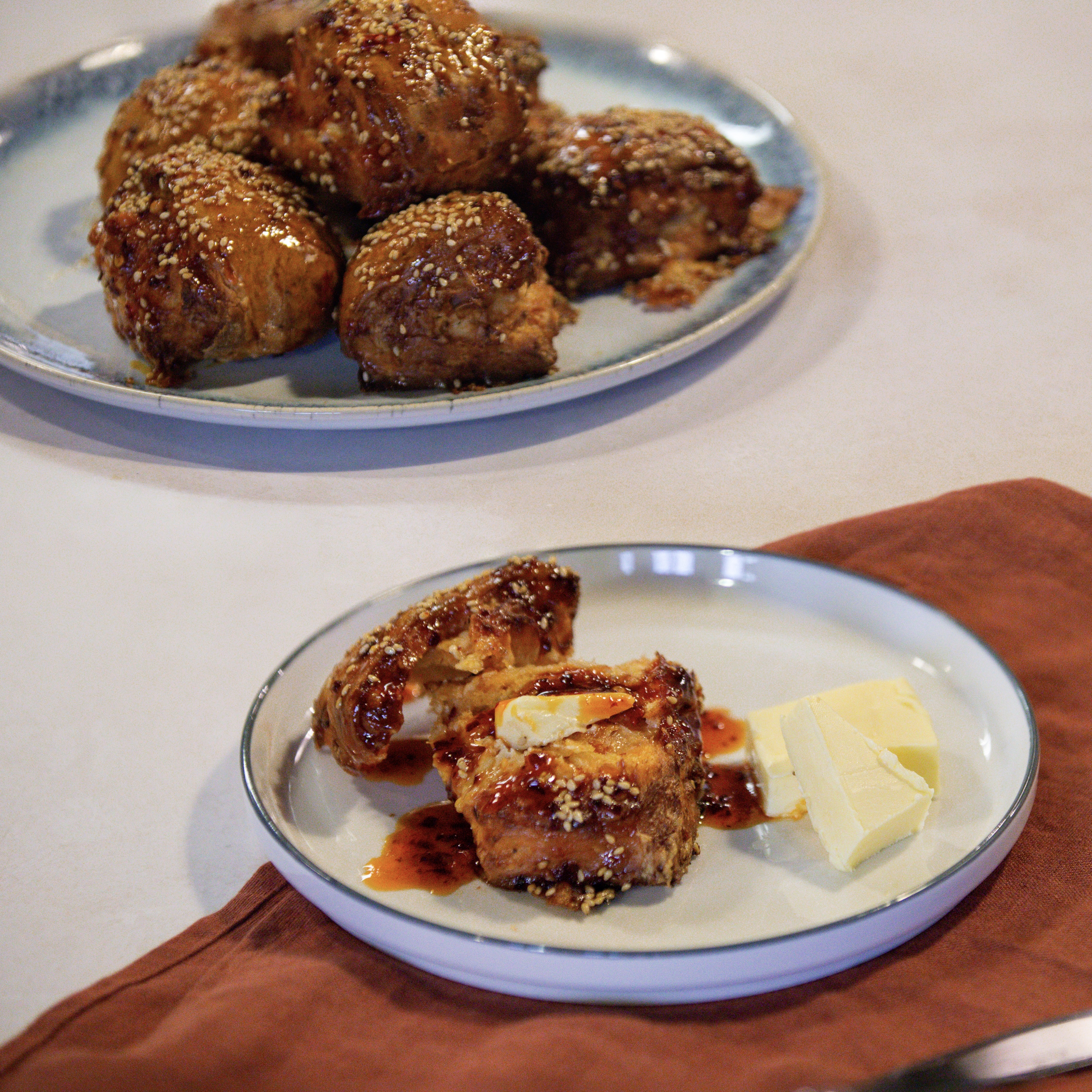 Rose Harissa Biscuits