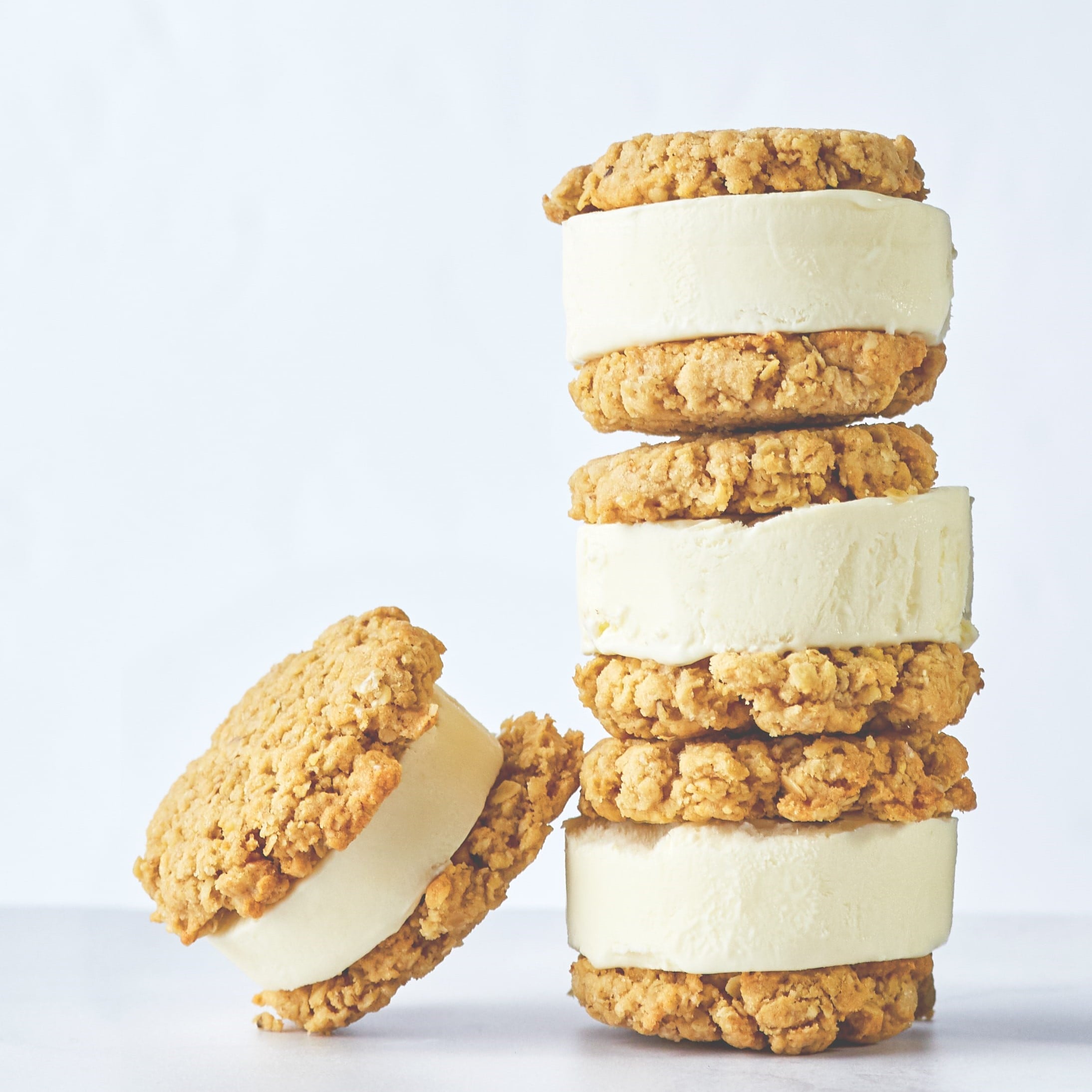 Crete Gold Ice Cream Sandwiches with Olive Oil Cookies 